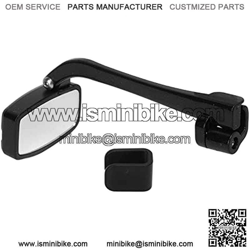 Bike Rearview Mirror, ABS Mini Multi Angle Helmet Rearview Mirror Bike Mirrors for Bike Handlebar Accessories - Image 2