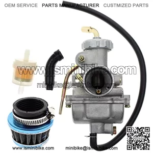 Carbhub PZ20 Carburetor for Kazuma Baja 50cc 70cc 90cc 110cc 125cc TaoTao 110B NST SunL Chinese Quad 4 stroke ATV 4 wheeler Go kart Dirt Bike Honda CRF50F XL75 CRF80F XR50R with Air Fuel Filter