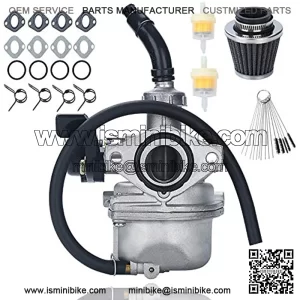 Carburetor PZ19 Carb Set, for 50cc 70cc 80cc 90cc 110cc 125cc ATV Dirt Pit Bike Taotao Honda CRF By LIAMTU, with Air Filter and Fuel Filter