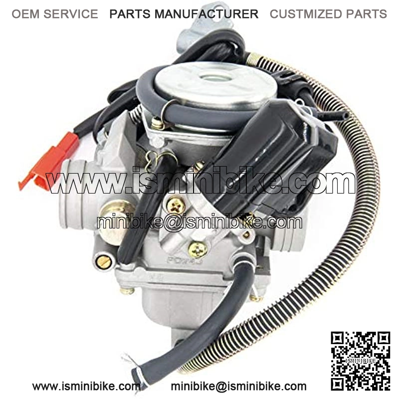 GY6(150cc) Carburetor for 150cc 125cc 152QMJ 157QMJ 4 Stroke Engines Electric Choke Motorcycle Scooter - GY6 150cc Carburetor24mm PD24J Carb - Image 4