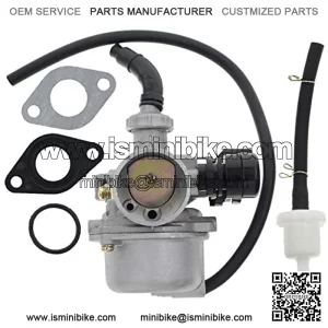 19mm Carburetor PZ19 Carb for 50 70 90 110 125 135 cc ATV Quad 4 Wheeler