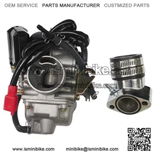 High Performance Racing Race for GY6 150cc 150 24mm Carburetor with 30mm Intake Manifold Pipe Carb