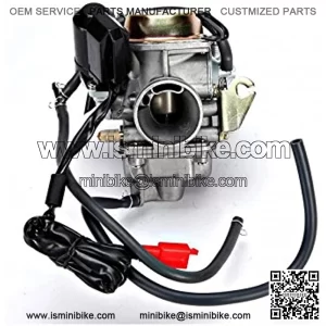 PartsPro PD24J Carburetor 4-Stroke GY6 125cc 150cc ATV Go Karts Scooter Mopeds QMJ 157 / QMI 152-24mm Carb
