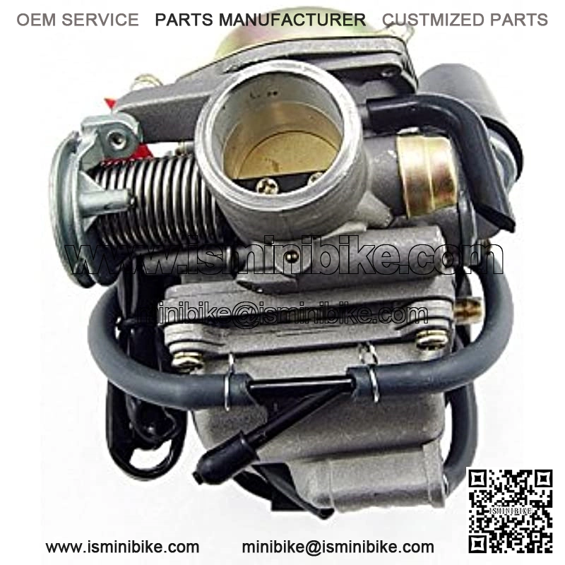 PartsPro PD24J Carburetor 4-Stroke GY6 125cc 150cc ATV Go Karts Scooter Mopeds QMJ 157 / QMI 152-24mm Carb - Image 2