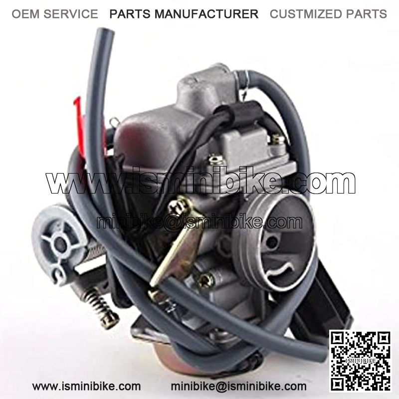 PartsPro PD24J Carburetor 4-Stroke GY6 125cc 150cc ATV Go Karts Scooter Mopeds QMJ 157 / QMI 152-24mm Carb - Image 4