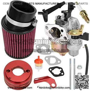 High Upgraded Carburetor Air Filter adapter Intake Spark Plug Kit for Predator 212cc 6.5 Hp Honda Gx160 Gx200