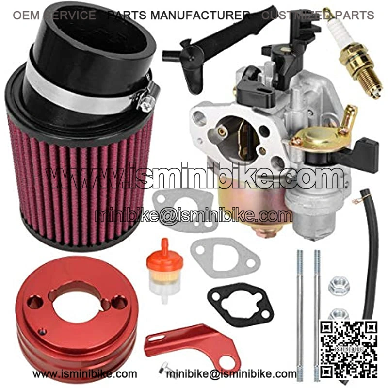High Upgraded Carburetor Air Filter adapter Intake Spark Plug Kit for Predator 212cc 6.5 Hp Honda Gx160 Gx200