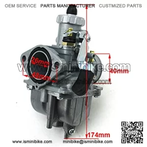 Racing Performance Carburetor Carb Mainfold Air Filter For 212cc GX200 196cc Mini Bike Go Kart (Blue)