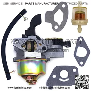 Carburetor with Fuel Line Filter for 97CC 2.8HP Mini Baja Doodle Bug db30 Motovox MBX10 MBX11 Mini Pit Bike 3/5" Air Intake