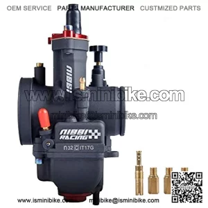 Racing Performance Carburetor 32MM Motorcycle Carburetor PWK32mm 250CC Power Jet Carburetor PWK32mm With Carburetor Jets Fit GY6 YAMAHA KAWASAKY SUZUKI Dirt Bike Mini Bike SSR TTR Apollo