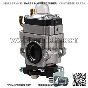 Carburetor Carb for 33cc 43cc 47cc 49cc 50cc 2 Stroke Carburetor Pocket Bike ATV Stand-up Scooters Dirt Bikes Mini-Choppers 15mm Intake Hole