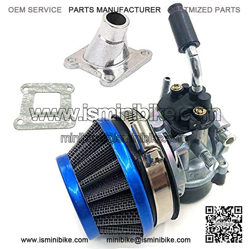 Carb Carburetor Air Filter Assembly for 49cc 50cc 60CC 66CC 70cc 80cc 2 Stroke Engine scooter Motorized Bicycle,Mini Pocket Bike,Quad Chopper ATV - Image 2
