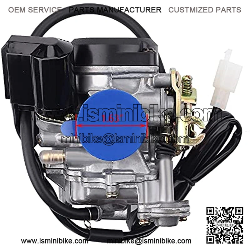 139QMB Carburetor Manifold Intake Replacement for 18mm Tao Tao 50CC Carburetor GY6 49CC 4 Stroke Chinese Scooter Moped Mini Dirt Bike ATV Ruckus Racing Kymco - Image 2