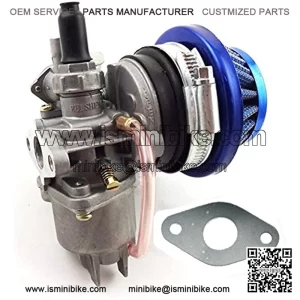 Carburetor Carb 44mm Air Filter Stack for 47cc 49cc Mini ATV Quad Dirt Pocket Bike Cag Mini Moto Moped Scooter Motocross