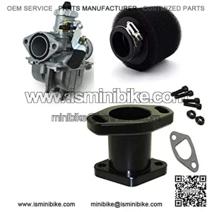 Carburetor Mikuni VM22-3847 Carb Mainfold Intake Inlet Pipe Air Filter For Mini Bike Go Kart 212cc GX200 196cc Engine