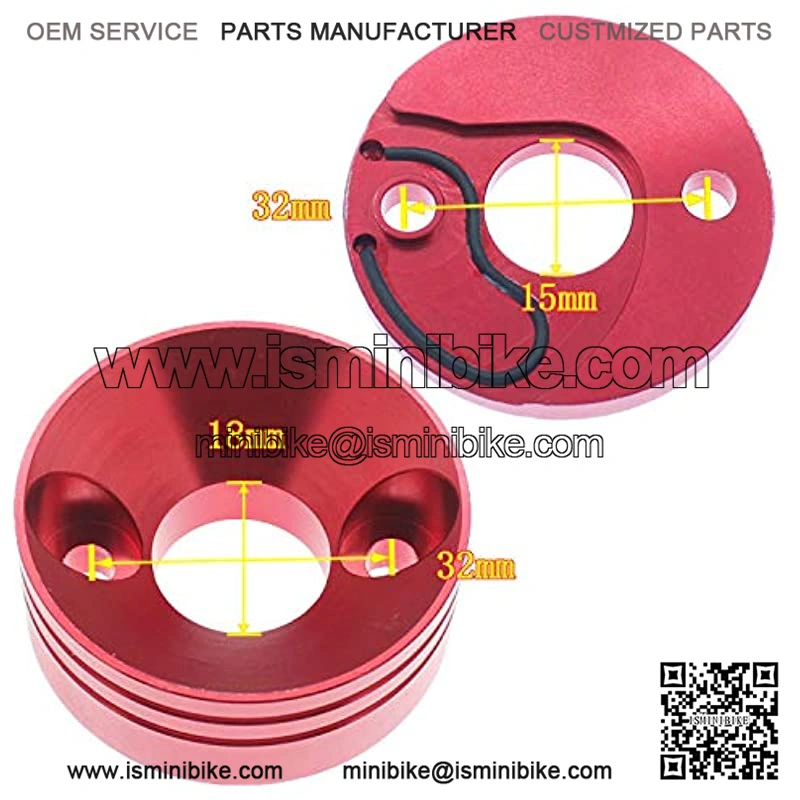 15mm Carburetor Gasket Air Filter Intake Manifold Pipe Alloy Adapter Stack Kit for 2-stroke Engine 33cc 43cc 47cc 49cc 50cc 52cc Pit Dirt Pocket Mini Bike ATV Scooter Chopper Quad Go Kart - Image 4