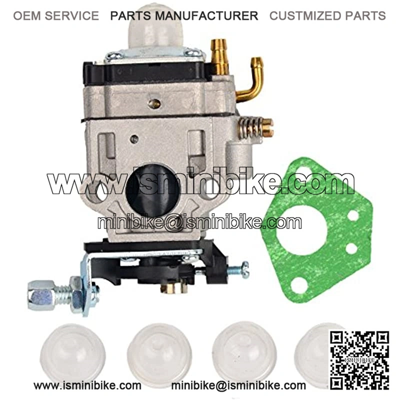 15mm Carburetor with Gasket Primer Blub Fuel Line Fuel Filter Replacement for 43cc 47cc 49cc 50cc 2 Stroke Mini Pocket Bike Chopper ATV Quad Dirt Bike Super Gas Scooter Bike - Image 2