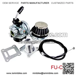 Performance Racing Carburetor Air Filter Throttle Cable Assembly for 2 Stroke 47cc 49cc Mini Dirt Pocket Bike