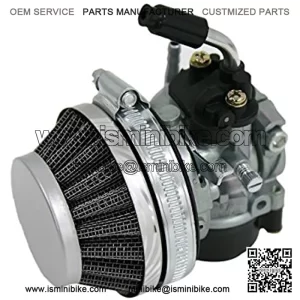 Silver Carburetor Air Filter Assembly Replacement for 49cc 50cc 60CC 66CC 70cc 80cc