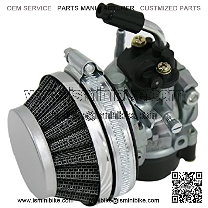 Silver Carburetor Air Filter Assembly Replacement for 49cc 50cc 60CC 66CC 70cc 80cc