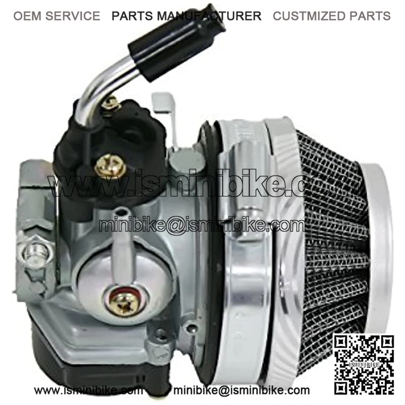 Silver Carburetor Air Filter Assembly Replacement for 49cc 50cc 60CC 66CC 70cc 80cc - Image 3
