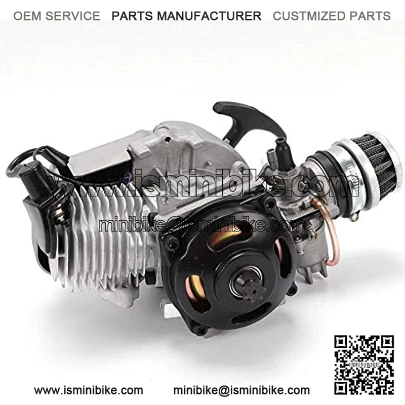 Facaing 49cc 2 Stroke Pull Start Engine Starter Motor for Pocket Bike Mini Dirt Bike ATV Scooter" - Image 2