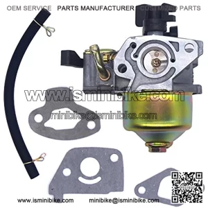 Carburetor with Gaskets Fuel Line for Mini Baja Doodle Bug db30 Motovox MBX10 MBX11 97CC 2.8HP Mini Pit Bike 3/5" Air Intake