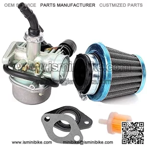 PZ19 Carburetor for 50cc 70cc 80cc 90cc 110cc 125cc ATV Dirt Pit Bike Taotao Go Kart Horizontal Engine Carb With Air Filter kit