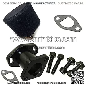 Mikuni Intake Pipe Inlet Manifold Gasket Screw Air Filter For 212cc For Honda GX200 For 6.5HP Engine 196cc