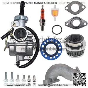 PZ20 Carburetor for taotao 110cc carburetor and 125cc carburetor Baja 70cc carburetor ,Replace Baja 50 70 90 110 125cc 4 Stroke ATV Go Kart Pit Dirt Bike carburetor