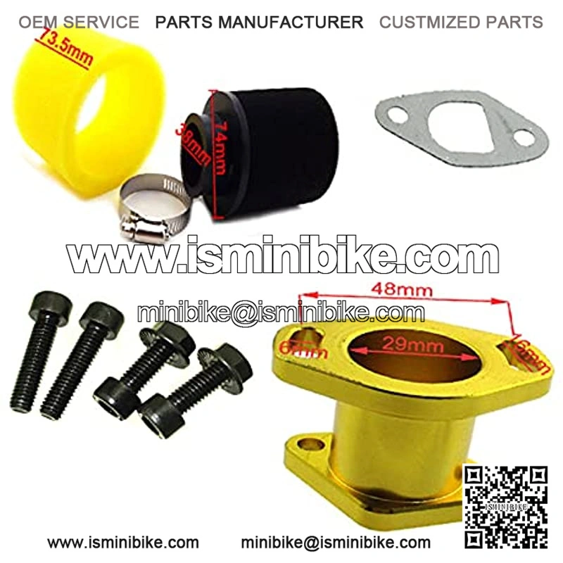 VM22-3847 26mm Carburetor Intake Manifold Air Filter Set For Mikuni 110cc 125cc 140cc GX200 - Image 5