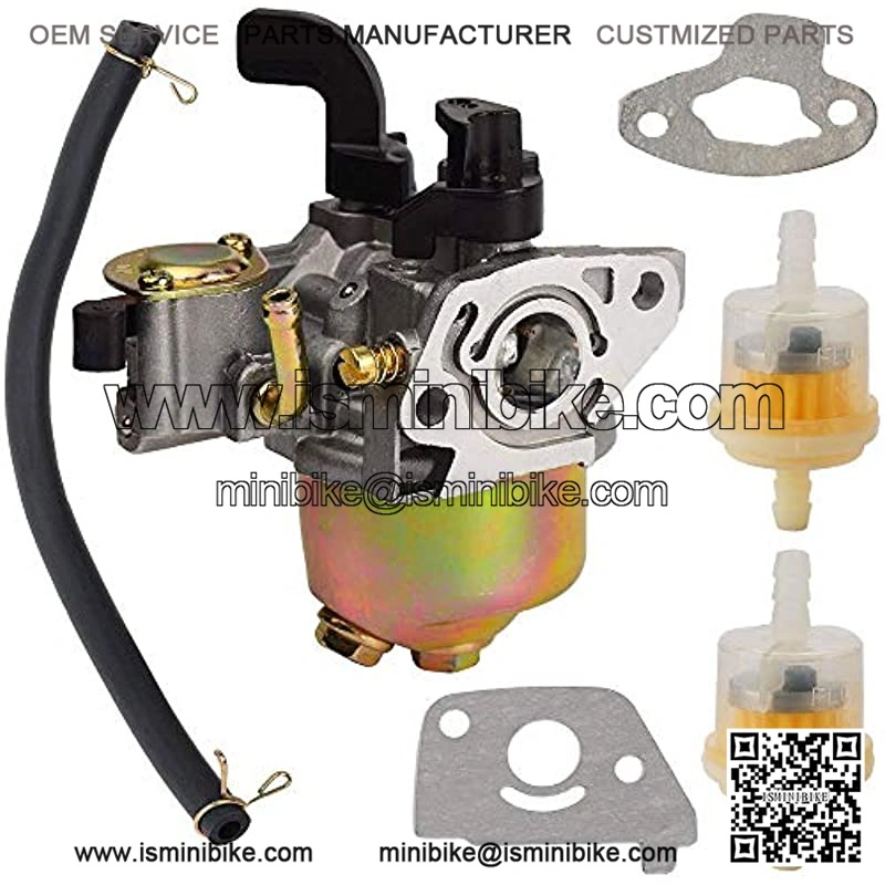 Carburetor Carb with Gaskets Fuel Line Replacement for 97cc 2.8hp, Replacement forMini Baja Doodlebug DB30 Blitz Racer Dirtbug Motovox MBX10 MBX11 Mini Pit Bike 79cc 78cc 98cc 2.5HP
