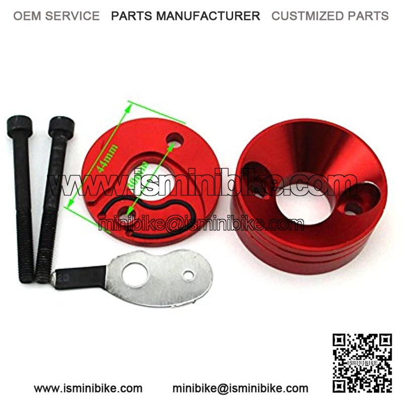 Red Racing 15mm Carburetor + Air Filter + Adapter Vstack + Fuel Hose For 23 33 43cc Big Foot Goped Blade Scooter - Image 3