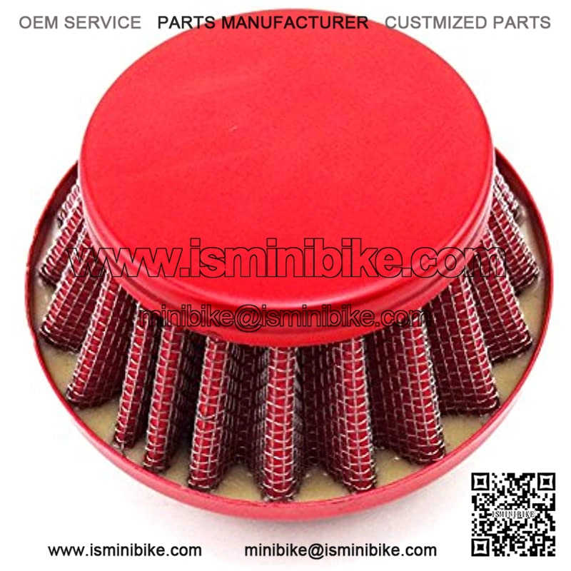 Red Racing 15mm Carburetor + Air Filter + Adapter Vstack + Fuel Hose For 23 33 43cc Big Foot Goped Blade Scooter - Image 4