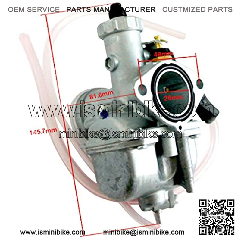 26mm Carburetor Kit For 212cc GX200 196cc Clones Mini Bike Go Kart - Image 2
