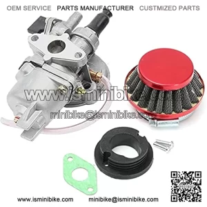 Carburetor Carb Air Filter Stack for 47cc 49cc 2 Stroke Engine Mini ATV Quad Dirt Pocket Bike Cag Mini Moto Moped Scooter Motocross Pocket Dirt Bike Carburetor Carb Firhot