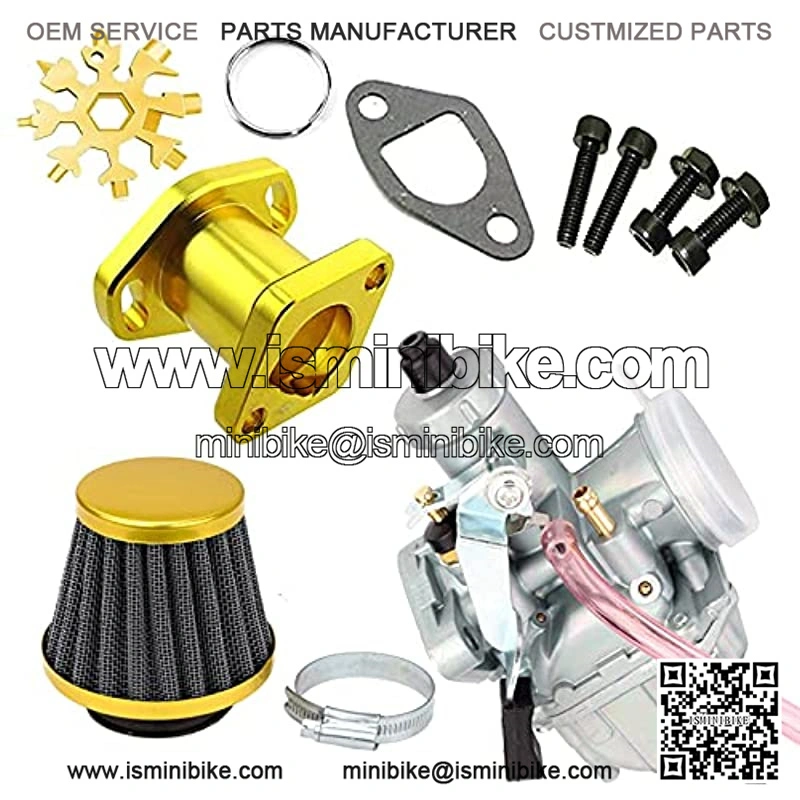 Racing Performance VM22-3847 26mm Carburetor Carb Mainfold Intake Inlet Pipe 38mm Air Filter