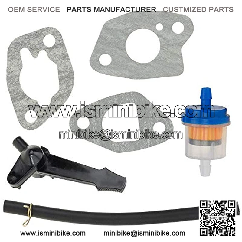 Carb Carburetor with Gaskets Fuel Line Filter for KT196 196cc 5.5HP 6.5HP Go Kart OHV Engine Mini Bike ct 100 u Parts - Image 2
