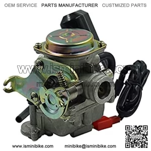 Piezas de carburador PD18J Carburador 1 8MM Ajuste for GY6 50cc 60 mm Scooter ciclomotor Canal DE IR Kart Carbureor Carb Sunl Roketa JCL Taotao 13 9QMB 139QMA Motos