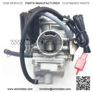 PD24 24mm Carburetor for GY6-125cc 150cc ATV Kart 150T-12 Scooter