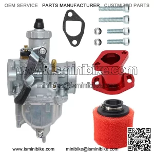Vm22 26mm carburetor CNC intake pipe air filter interface kit Predator gx200 196cc
