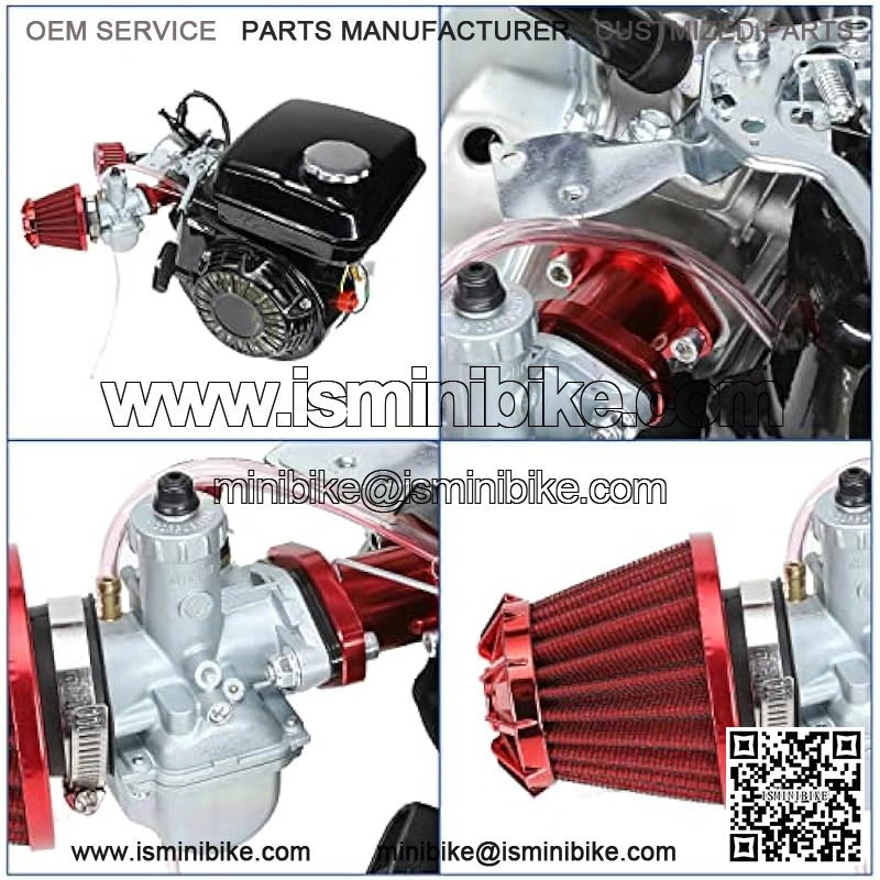 VM22 Carburetor Carb Intake Pipe Mainfold Kit for Non Hemi Predator 212cc Engine Coleman CT200U CT200U-EX GX160 GX200 196cc 6.5HP Baja Warrior MB200 Mini Bike Go Kart Performance Parts - Image 2