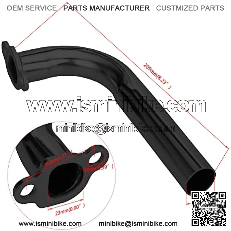 Carburetor Header Exhaust Pipe 62mm Air Filter Kit for Non Hemi Predator 212cc 196cc 6.5hp GX160 Colne Engine Coleman CT200U CT200U-EX BT200X Baja Warrior Massimo MB200 Mini Bike Go Kart Parts - Image 3