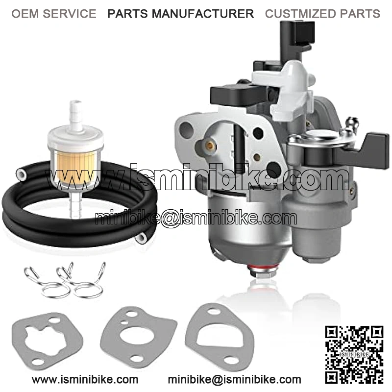 Carburetor with Gasket Set Replacement for KT196 196cc 5.5HP 6.5HP OHV Engine Go Kart Carb