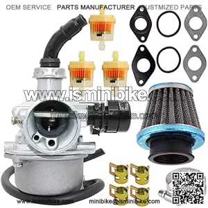 PZ19 Carburetor for 50cc 70cc 80cc 90cc 110cc 125cc ATV Dirt Pit Bike Honda CRF with Fuel Filter and 35mm Air Filter CRF50 Carburetor