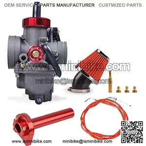 26mm Dirt Bike Carburetor PE26mm Motorcycle Carburetor Kit With Adjustable Throttle Cable 185cm Dirt 48MM Air Filter Carburetor Fit HONDA YAMAHA SUZUKI Motorcycle Dirt Bike SSR TTR 125-150cc