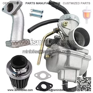 PZ20 Carburetor Carb for Kazuma Baja 50cc 70cc 90cc 110cc 125cc 110B NST Quad 4 stroke ATV 4 wheeler Go kart Dirt Bike Honda CRF50F XL75 CRF80F XR50R with Air Fuel Filter