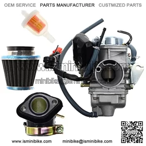 GY6 150cc Carburetor GY6 26mm Carb for Kazuma Baja Eagle Go Kart Carb with Air Filter