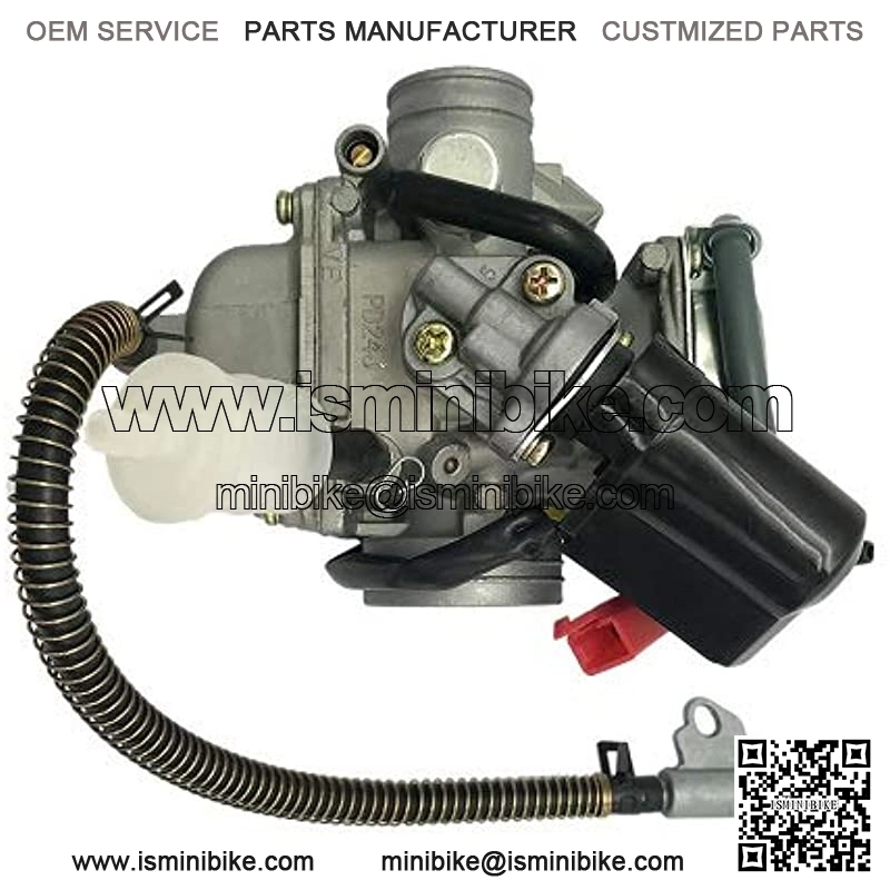 PD24J Carburetor with Intake Manifold Air Filter for GY6 125cc 150cc 152QMI 157QMJ ATV Scooter engine,Click to see price - Image 3