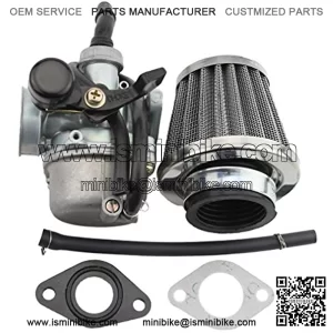 PZ19 Carburetor with Air Filter Replacement for Kazuma XR/CRF 50cc 70cc 90cc 110cc 125cc Dirt Pit Bike Go Kart 4 Wheeler